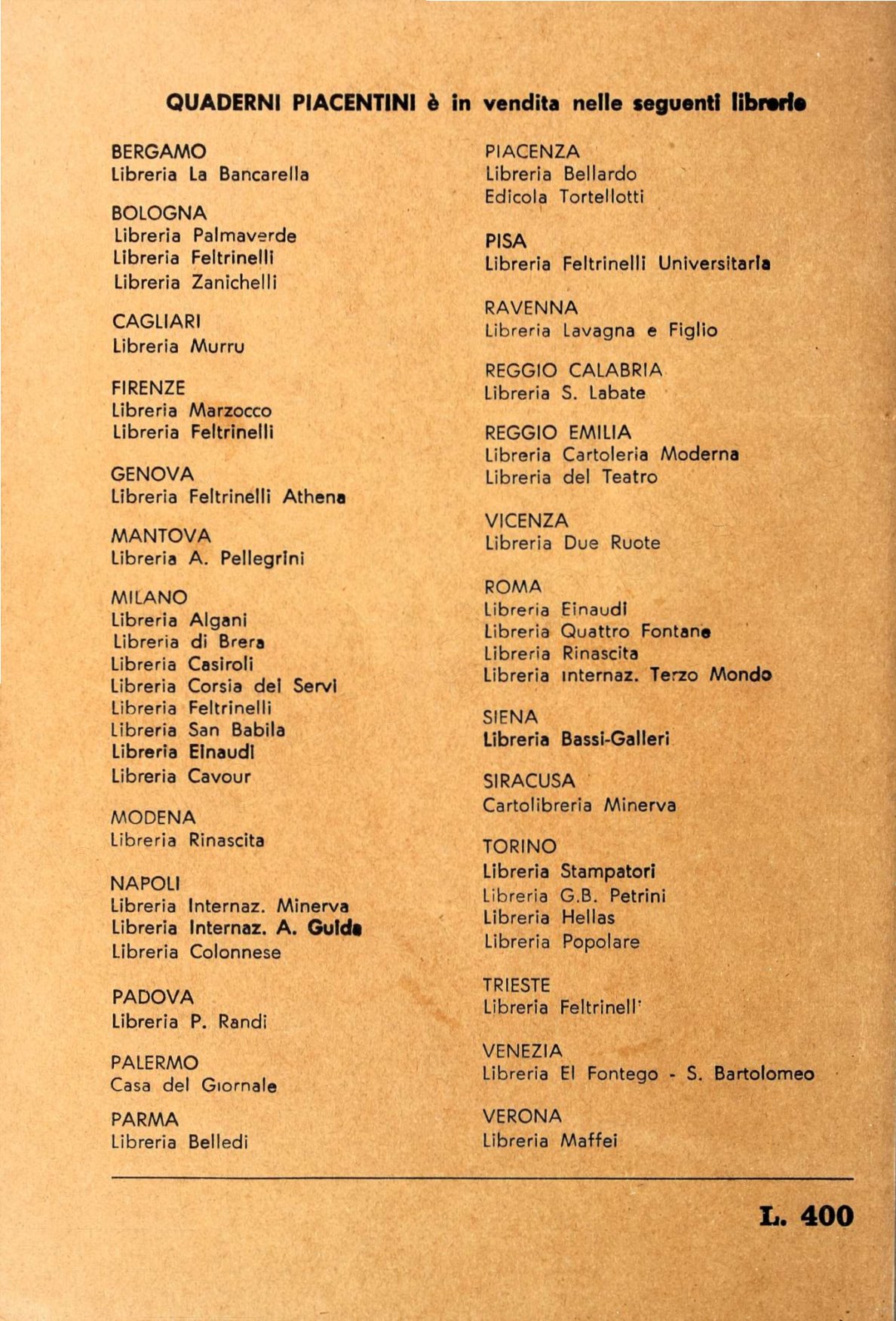 quaderni piacentini - anno VI - n. 29 gennaio 1967 quaderni piacentini - anno VI - n. 29 gennaio 1967