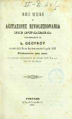 Sei mesi d'agitazione rivoluzionaria in Italia