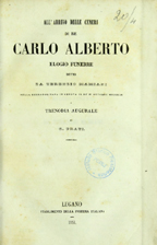 All'arrivo delle ceneri di re Carlo Alberto