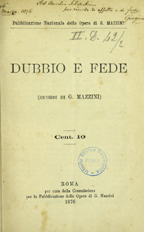 Dubbio e fede