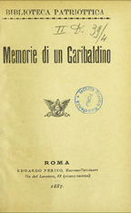 Memorie di un garibaldino