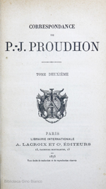 Correspondance de P.-J. Proudhon, II