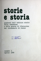 Storie e storia : quaderni dell'Istituto storico di Rimini