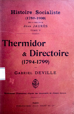 Thermidor et Directoire : 1794-1799