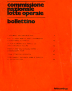 Bollettino della Commissione nazionale lotte operaie