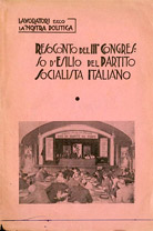 Resoconto del III° Congresso d'Esilio del Partito socialista italiano