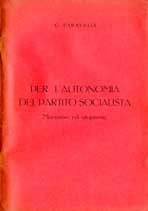 Per l'autonomia del Partito Socialista. Marxismo ed utopismo