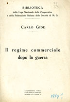 Il regime commerciale dopo la guerra