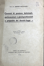 Correnti di pensiero dottrinali, parlamentari e giurisprudenziali a proposito dei decreti-legge