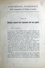 Congresso nazionale delle cooperative di produzione e lavoro