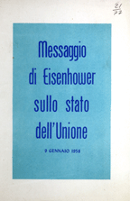 Messaggio di Eisenhower sullo stato dell'Unione