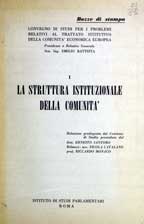 La struttura istituzionale della Comunità