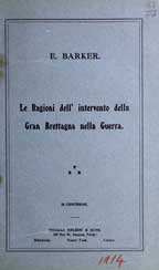 Le ragioni dell'intervento della Gran Bretagna nella Guerra