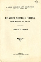 Relazione Morale e Politica della Direzione del Partito