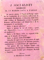 I Socialisti ricordano il 18 Marzo 1871 a Parigi