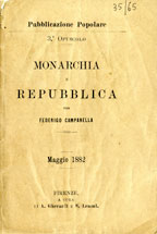 Monarchia e Repubblica per Federigo Campanella