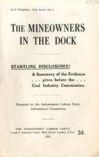 The Mineowners in the dock
