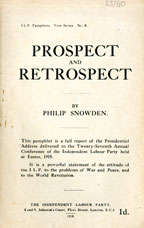 Prospect and retrospect