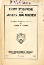 Recent developments in the American labor movement