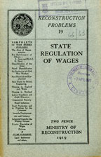 State regulation of wages