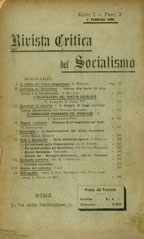 Rivista Critica del Socialismo